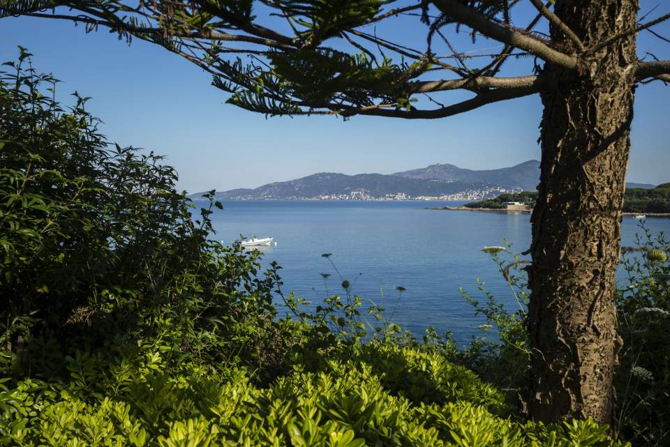 hotel private beach bay of ajaccio